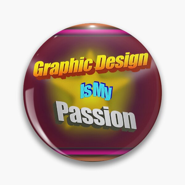 Item preview, Graphic Design Is My Passion (red) designed and sold by TLCD.