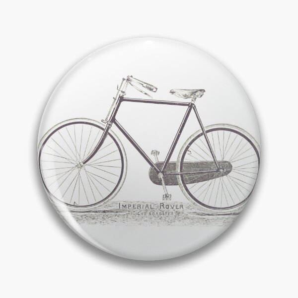 Item preview, Vintage Imperial Rover Bicycle Illustration designed and sold by Antique Science Press.