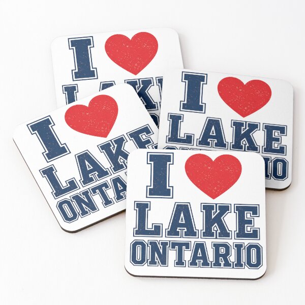 Item preview, I Love Lake Ontario Funny Retro Great Lakes Summer Lake Lover designed and sold by Rtcraftani.
