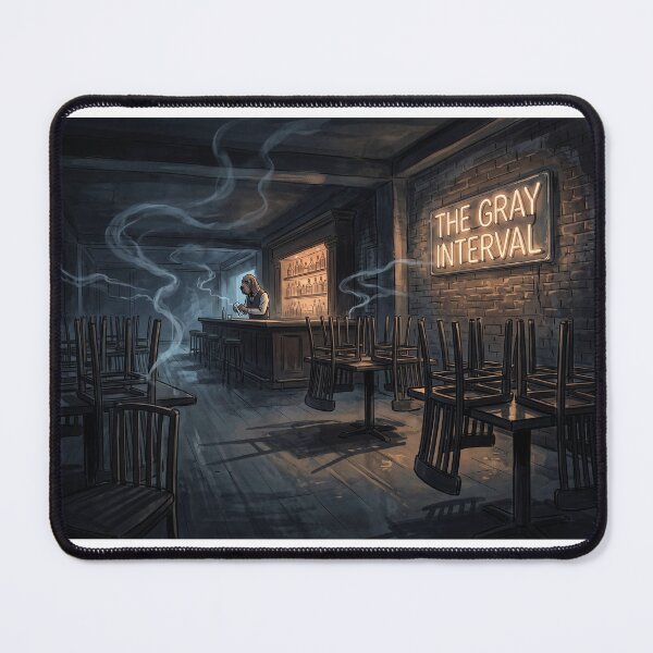 Item preview, The Gray Interval - Closing Time Noir Bar designed and sold by ThegrayInterval.