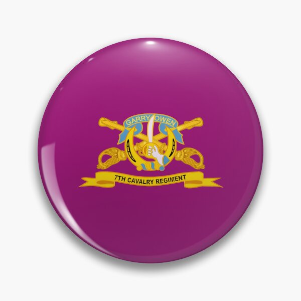 Item preview,  7Th Cavalry Regiment W Br - Ribbon 120 designed and sold by Tonysmint.