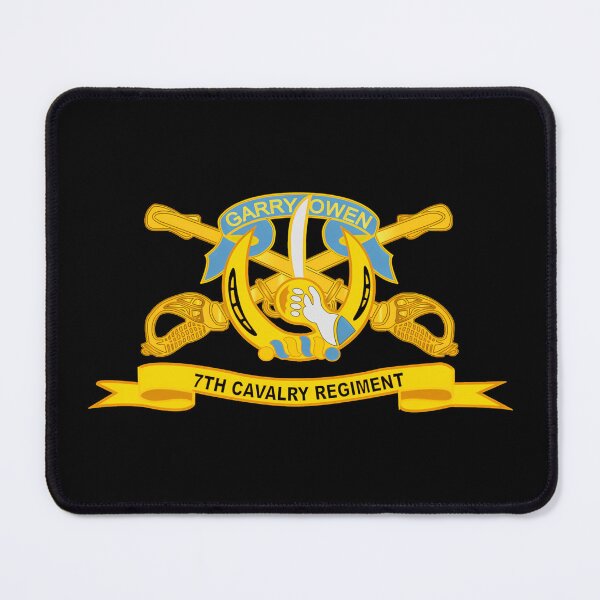 Item preview, 7Th Cavalry Regiment W Br - Ribbon 120 designed and sold by Tonysmint.