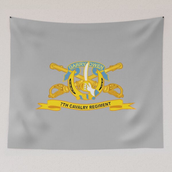 Item preview,  7Th Cavalry Regiment W Br - Ribbon 120 designed and sold by Tonysmint.