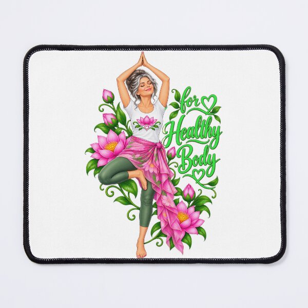 Item preview, Practicing Yoga for healthy body and mind designed and sold by Afnan Store.
