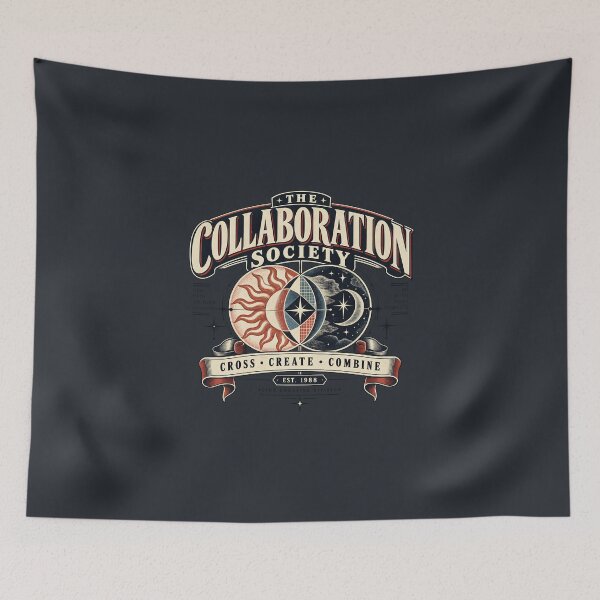 Item preview, The Collaboration Society Vintage Creative Emblem designed and sold by goldzilla.studio.