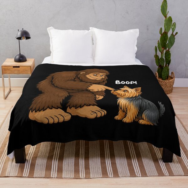 Item preview, Bigfoot and Yorkshire Terrier Boop Fun Design Sasquatch designed and sold by rafaeltto.