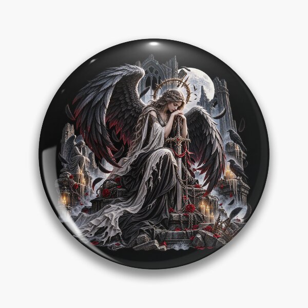 Item preview, Fallen Angel – Gothic Guardian of the Ruined Cathedral designed and sold by TroviTutto.