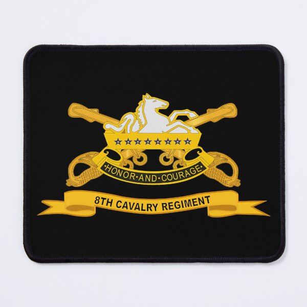 Item preview, 8Th Cavalry Regiment W Br - Ribbon designed and sold by Tonysmint.