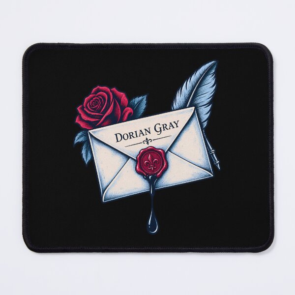 Item preview, Dorian Gray Sealed Letter with Rose and Quill designed and sold by Fenay Designs.
