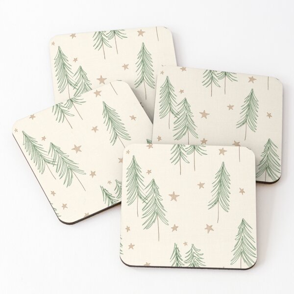 Item preview, Starry Woodland - Cozy Scandinavian Christmas Pattern designed and sold by DesigndN.