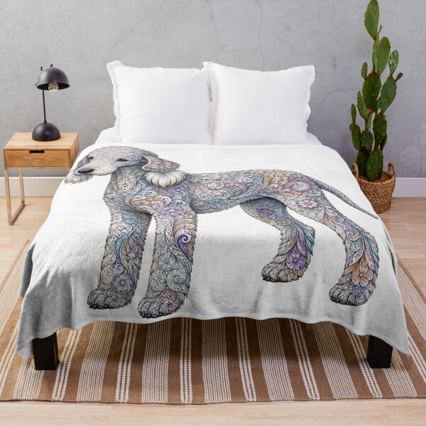Item preview, Ornate Bedlington Terrier designed and sold by PaintedbyCarol.