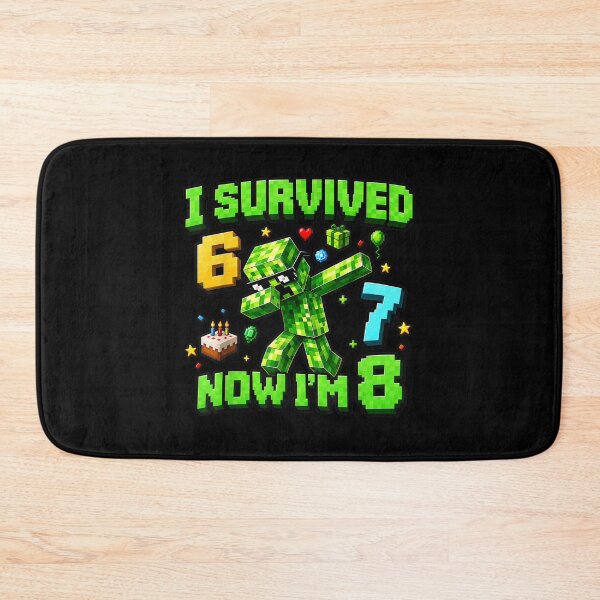 Item preview, I Survived 6 7 Now I'm 8 Funny Gamer 8th Birthday Boys Kids designed and sold by leevekaArt.
