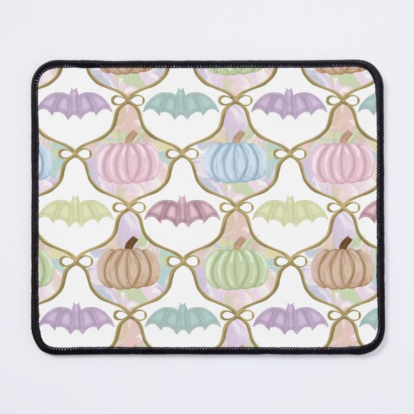 Item preview, Pastel Halloween Collection with Gold Ribbon- Pumpkins, and Bats Design designed and sold by Purposely Designed.
