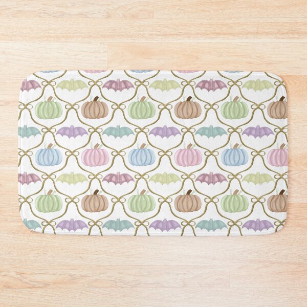 Item preview, Pastel Halloween Collection with Gold Ribbon- Pumpkins, and Bats Design designed and sold by Purposely Designed.