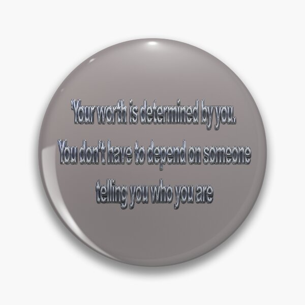 Item preview, Your Worth Is Determined by You – Self-Worth & Independence Quote designed and sold by ManggaeJM.