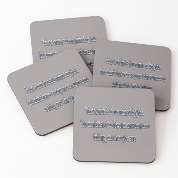 Item preview, Your Worth Is Determined by You – Self-Worth & Independence Quote designed and sold by ManggaeJM.