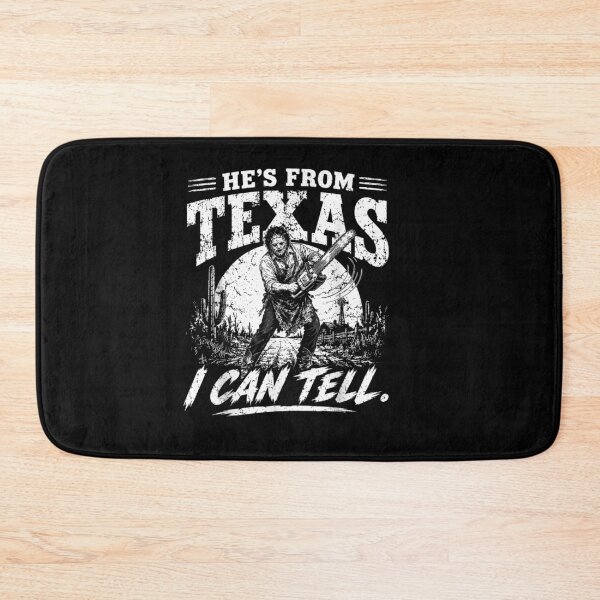 Item preview, Hes from Texas I Can Tell Chainsaw Horror Halloween  designed and sold by Szartstudios.