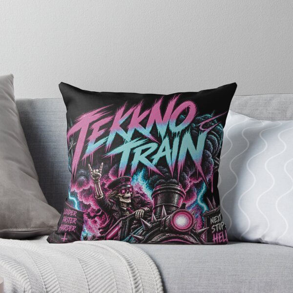 Item preview, TEKKNO TRAIN | Neon Techno Metal Party  designed and sold by THE DARK SHØP.