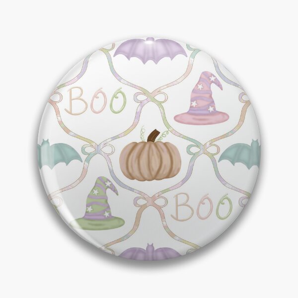 Item preview, Pastel Halloween Collection- Pumpkins, Witches Hats and Bats designed and sold by Purposely Designed.