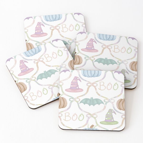 Item preview, Pastel Halloween Collection- Pumpkins, Witches Hats and Bats designed and sold by Purposely Designed.