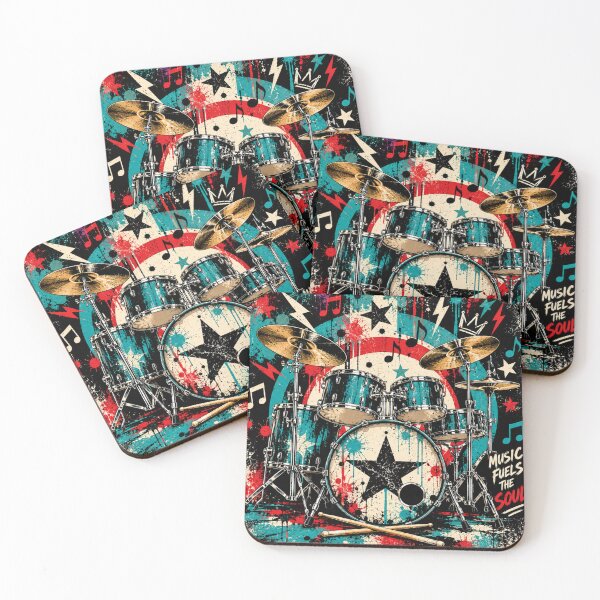 Item preview, Retro Drummer designed and sold by FloramoonArt.