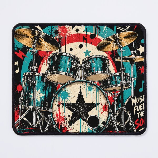Item preview, Retro Drummer designed and sold by FloramoonArt.