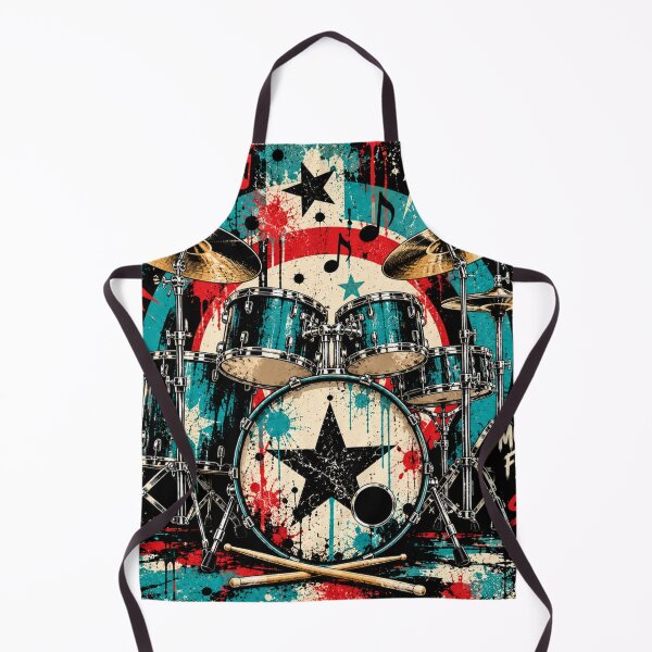 Item preview, Retro Drummer designed and sold by FloramoonArt.