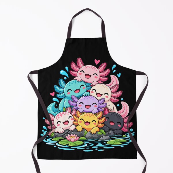 Item preview, Cute Axolotl Pond Friends Colorful Amphibian Lover designed and sold by andre-hollow.
