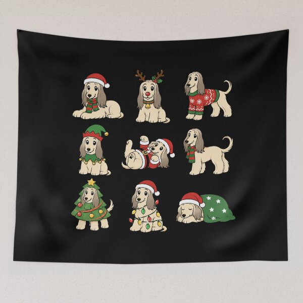 Item preview, Funny Afghan Hound Dog Christmas Holiday Xmas Mom Dad designed and sold by rafaeltto.