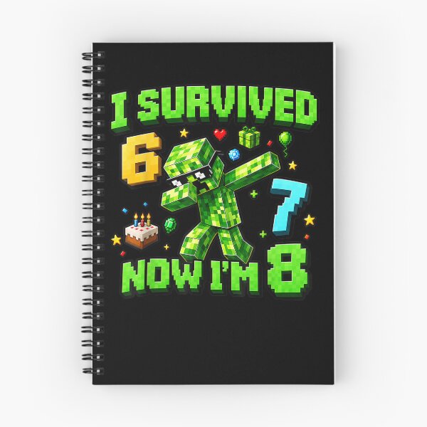Item preview, I Survived 6 7 Now I'm 8 Funny Gamer 8th Birthday Boys Kids designed and sold by Juansustait.