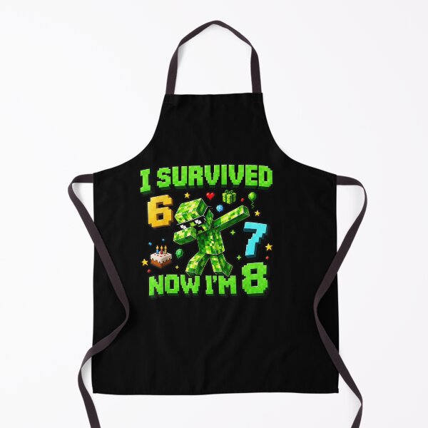 Item preview, I Survived 6 7 Now I'm 8 Funny Gamer 8th Birthday Boys Kids designed and sold by Juansustait.