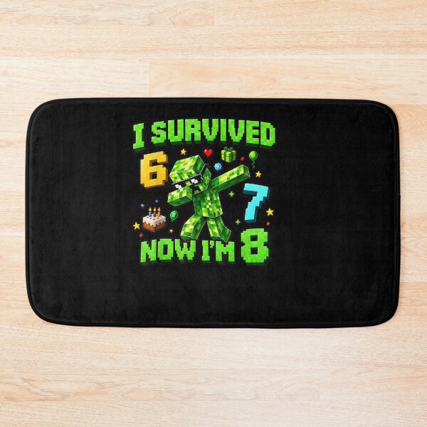 Item preview, I Survived 6 7 Now I'm 8 Funny Gamer 8th Birthday Boys Kids designed and sold by Juansustait.