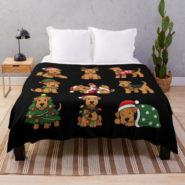 Item preview, Funny Airedale Terrier Dog Christmas Holiday Xmas Mom Dad designed and sold by rafaeltto.