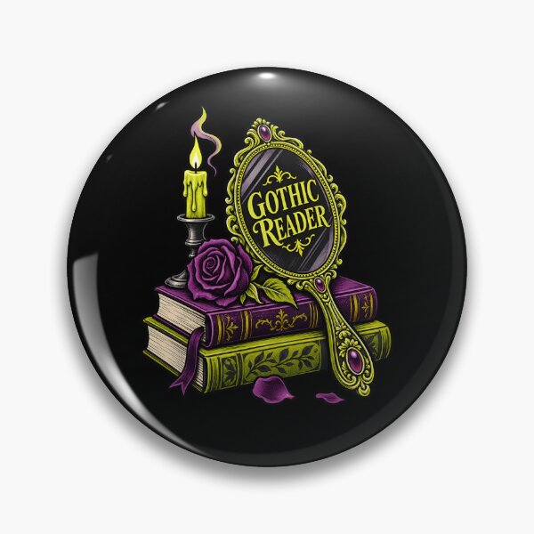 Item preview, Dorian Gray Gothic Reader Mirror and Books designed and sold by Fenay Designs.
