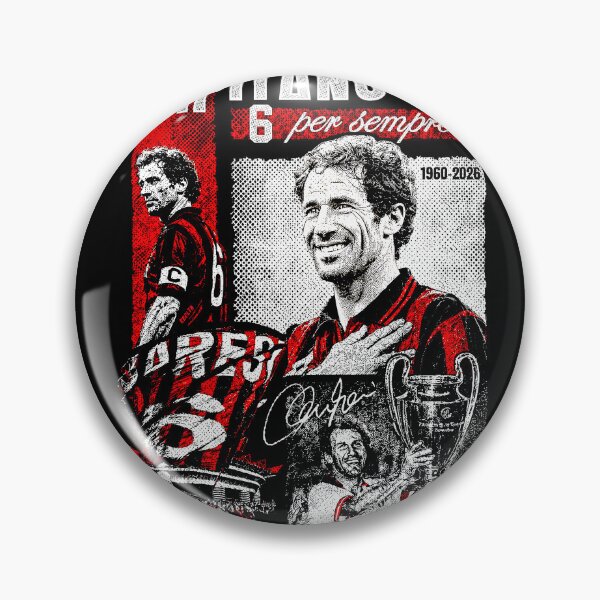 Item preview, Franco Baresi - AC Milán | Capitán 6 por semestre designed and sold by RB1899.