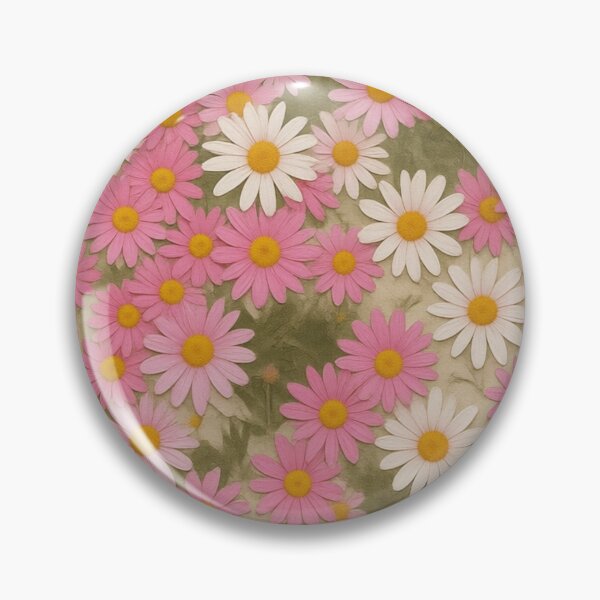Item preview, Soft Pastel Pink Daisy Floral Seamless Pattern Aesthetic Art designed and sold by Fine-Arts-Lab.