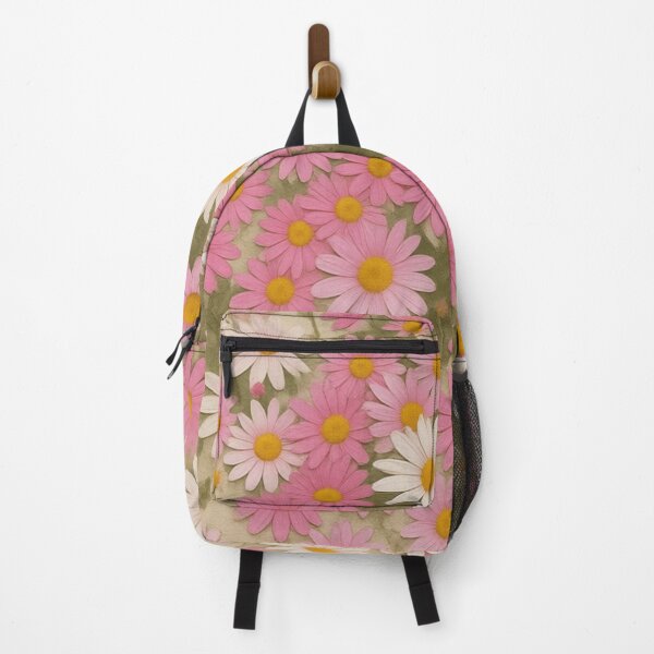 Item preview, Soft Pastel Pink Daisy Floral Seamless Pattern Aesthetic Art designed and sold by Fine-Arts-Lab.