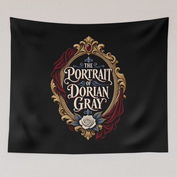Item preview, Dorian Gray Gothic Title in a Gilded Frame designed and sold by Fenay Designs.