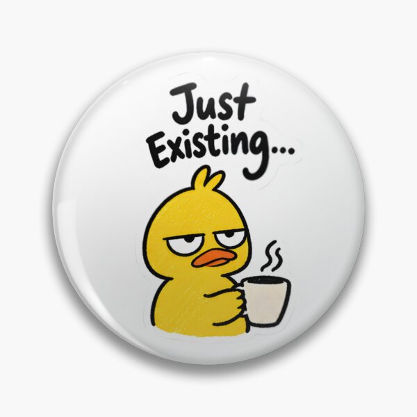 Item preview, Just Existing Duck - Funny Tired Morning Animal designed and sold by Duck lovers.