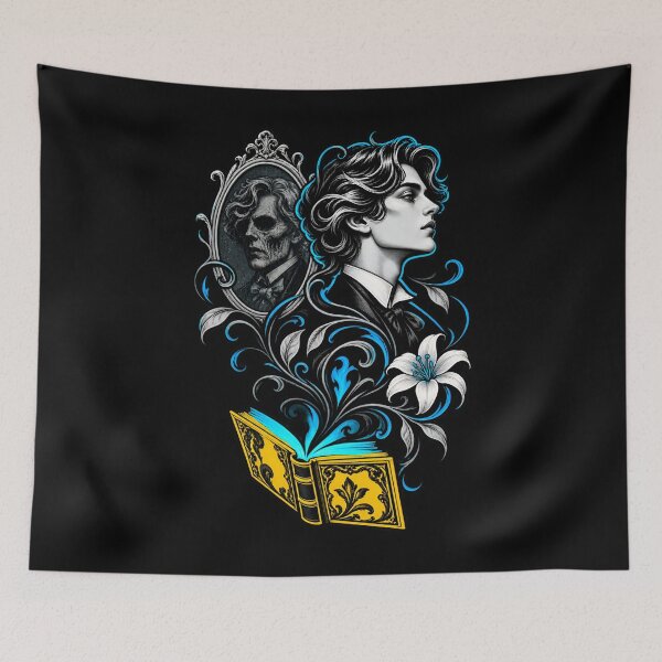 Item preview, Dorian Gray Rising from a Gilded Book designed and sold by Fenay Designs.