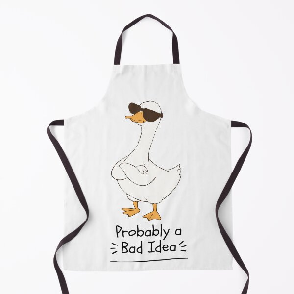 Item preview, Probably a Bad Idea Cool Duck Design designed and sold by FlareCraftStudio.