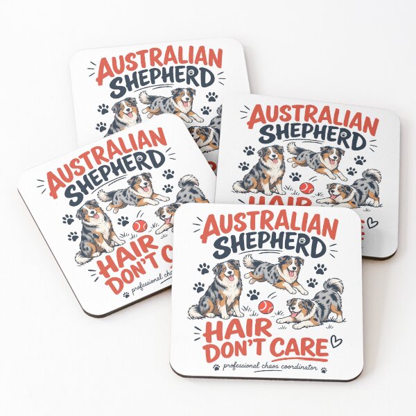 Item preview, Australian Shepherd Hair Don't Care Funny Aussie Lover designed and sold by andre-hollow.