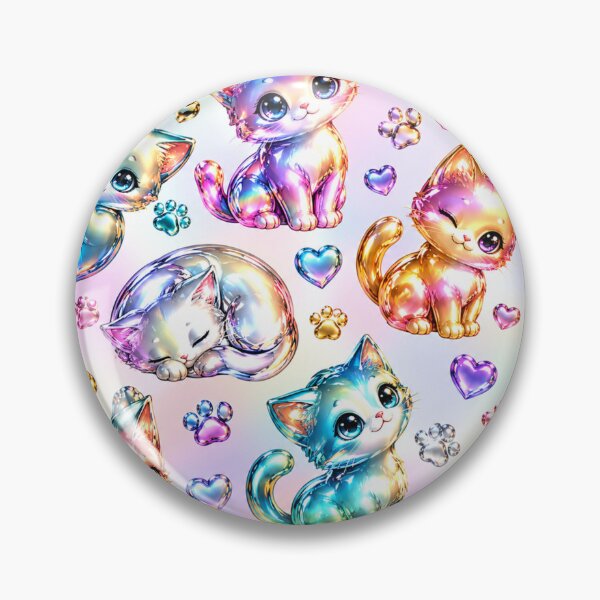 Item preview, Iridescent Metallic Kittens designed and sold by Axokris.