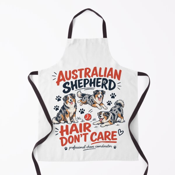 Item preview, Australian Shepherd Hair Don't Care Funny Aussie Lover designed and sold by andre-hollow.