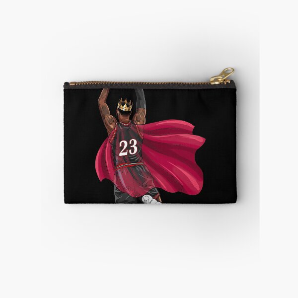 Item preview, King #23 Superhero Basketball Flying Dunk Fan Art designed and sold by InGame Basketball.