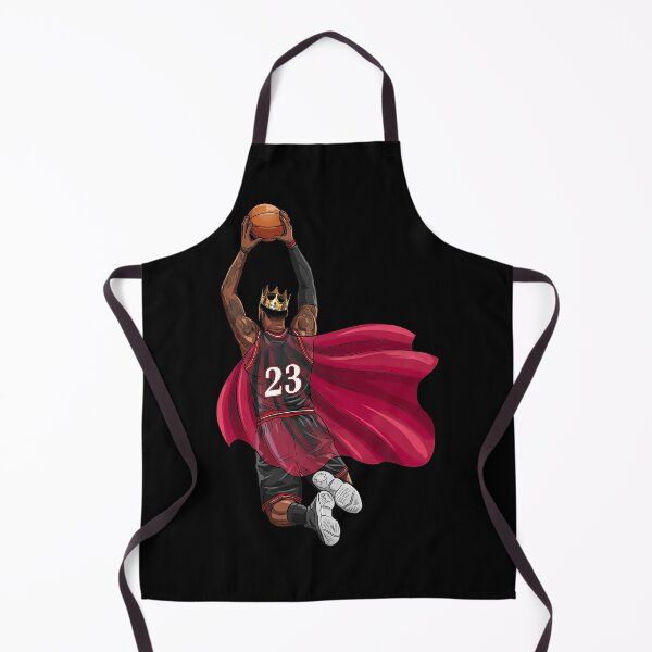Item preview, King #23 Superhero Basketball Flying Dunk Fan Art designed and sold by InGame Basketball.