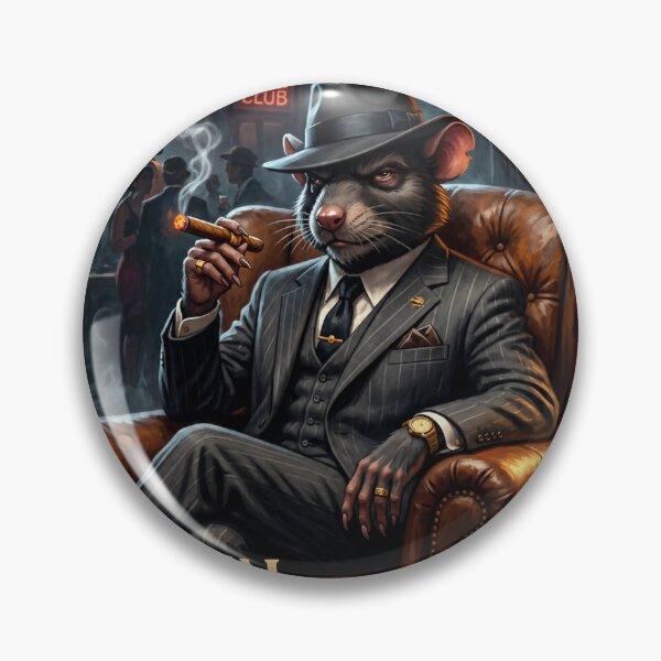 Item preview, The Boss - The Gray Interval Mobster Rat Noir designed and sold by ThegrayInterval.