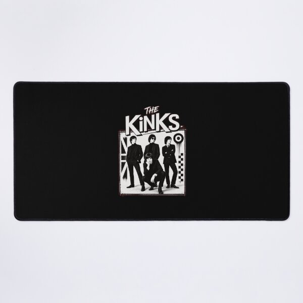 Item preview, The Kinks Band Logo Retro Black White T-Shirt-28 designed and sold by SusanArlene.