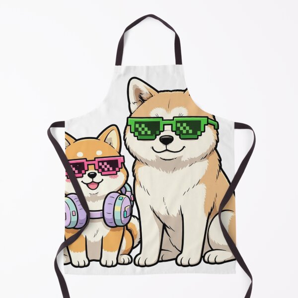 Item preview, Cute Shiba Akita Dogs Retro Pixel Sunglasses designed and sold by Donald Dave T. Barrameda.