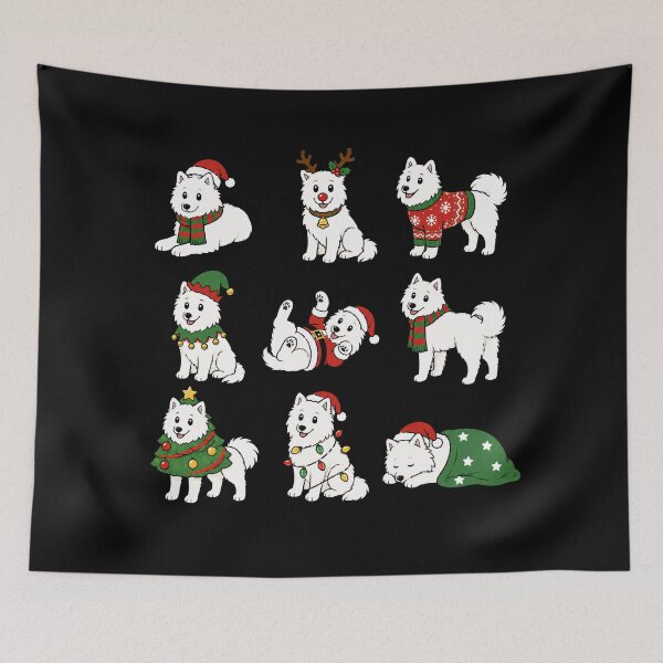 Item preview, Funny American Eskimo Dog Christmas Holiday Xmas Mom Dad designed and sold by rafaeltto.